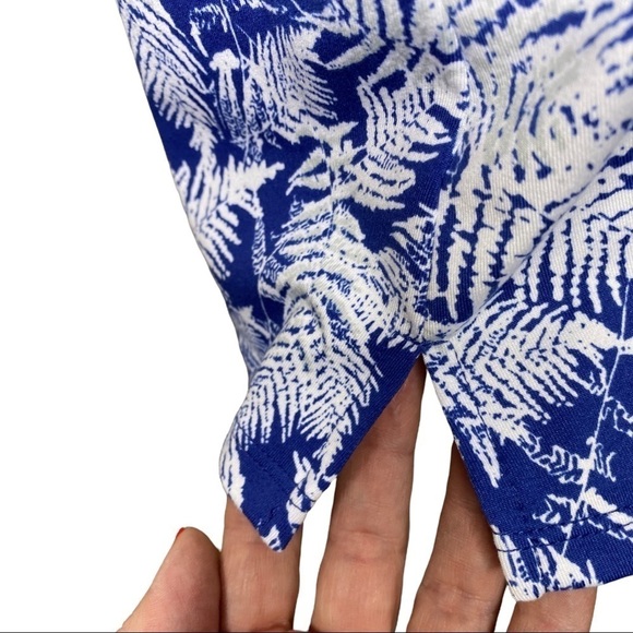 Tranquility Skort Fern Print Blue Size M - Picture 4 of 6